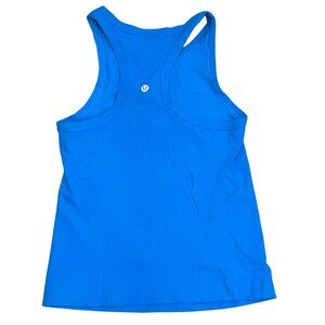 Lululemon Tank Top Womens Small Nylon Blend Blue Solid Sleeveless Racerback Athl